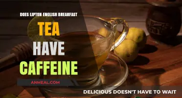 Lipton English Breakfast Tea: Caffeine Content and More