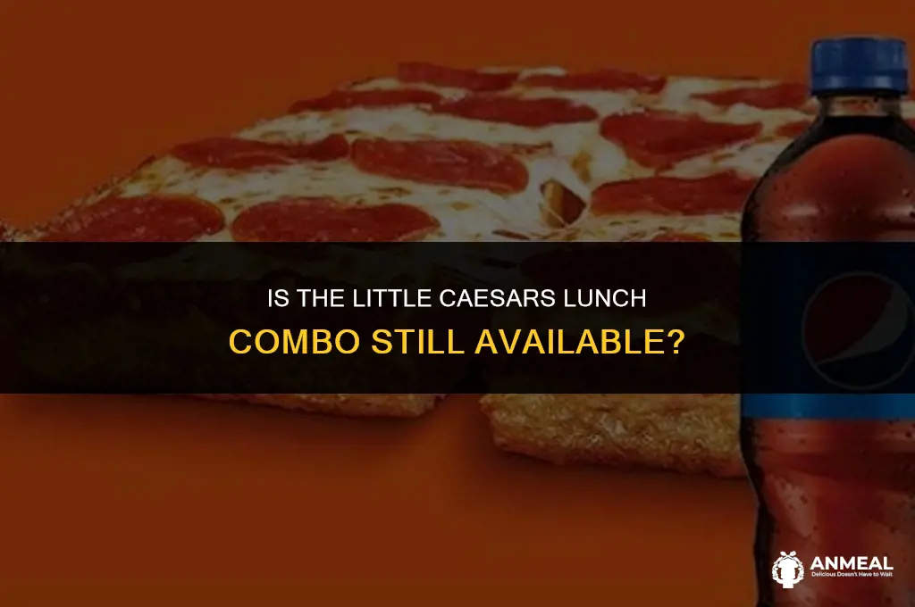 does little caesars still have the lunch combo