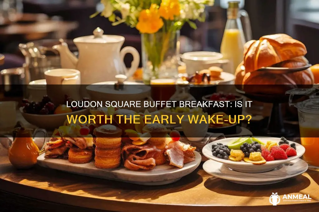 does loudon square buffet breakfast