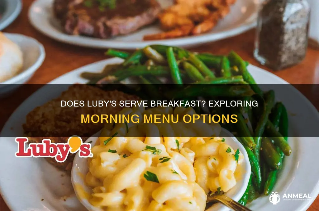 does lubys have breakfast