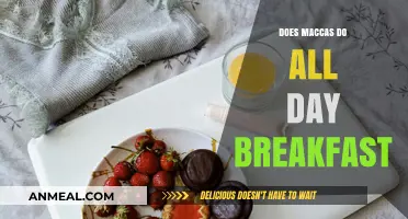 Maccas Breakfast: All-Day Availability or Just Morning Munchies?