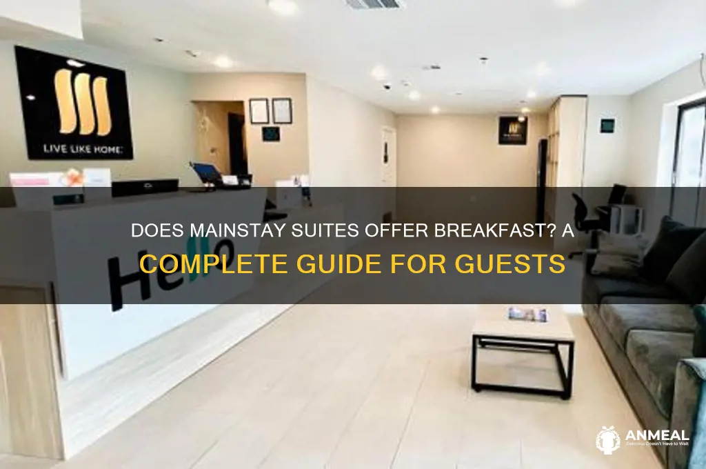 does mainstay suites have breakfast