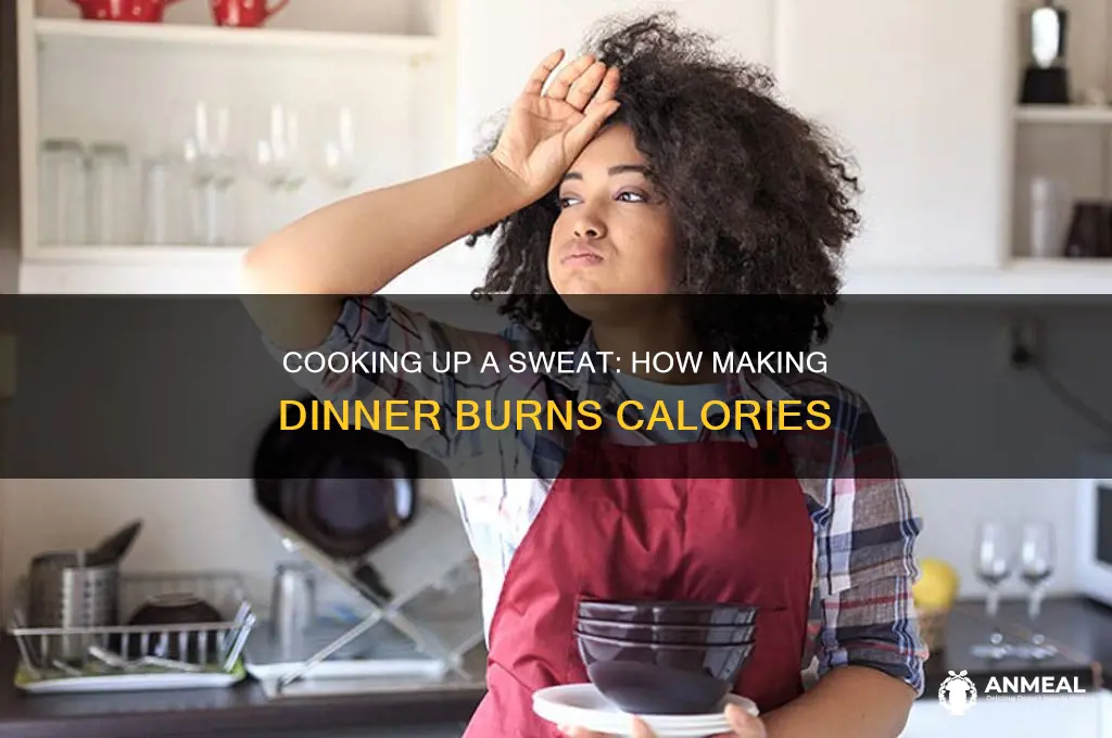 does making dinner burn calories