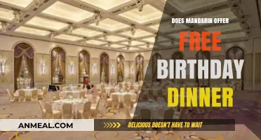 Mandarin's Birthday Treat: Free Dinner or Myth?