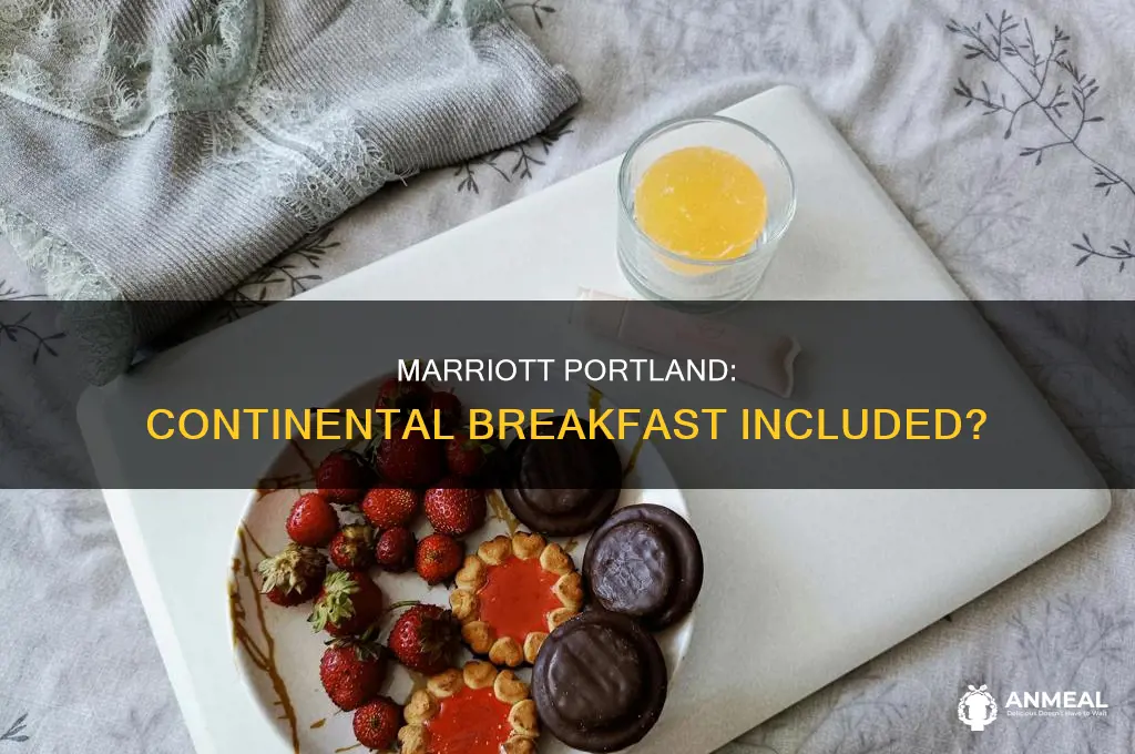 does marriot portland me have continital breakfast