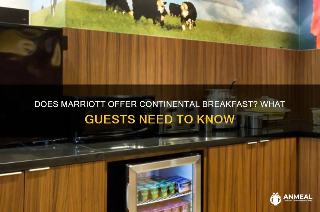 does marriott have continental breakfast