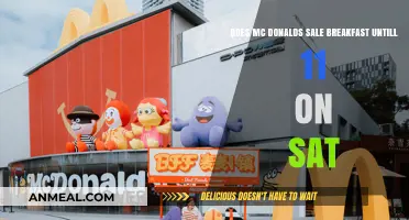 McDonald's Breakfast Hours: Saturday Special?