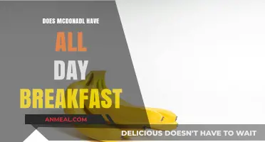 McDonald's Breakfast: Anytime, All the Time?
