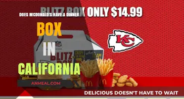 McDonald's Dinner Box Availability in California: What You Need to Know