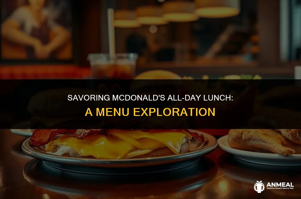does mcdonalds have all day lunch