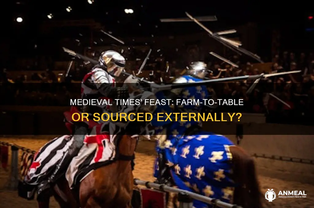 does medieval times dinner and tournament grow their own food