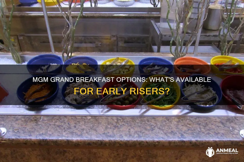 does mgm grand have breakfast