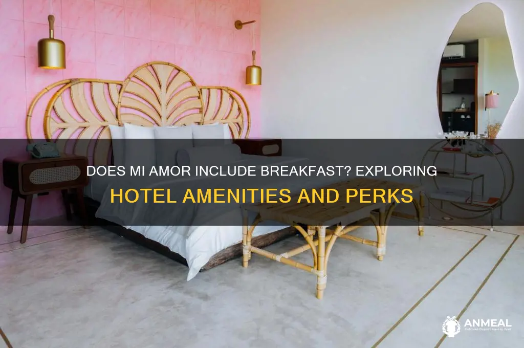 does mi amor include breakfast