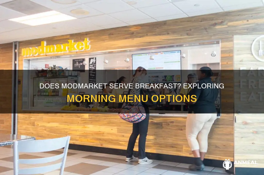 does modmarket have breakfast