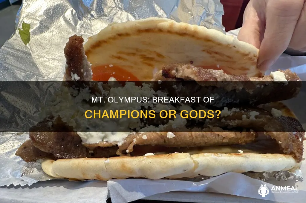 does mt olympus have continental breakfast
