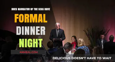 Navigator of the Seas: Formal Dinner Night Explained