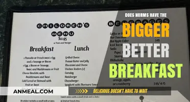 Norm's Hearty Breakfast: Bigger, Better, Tastier!