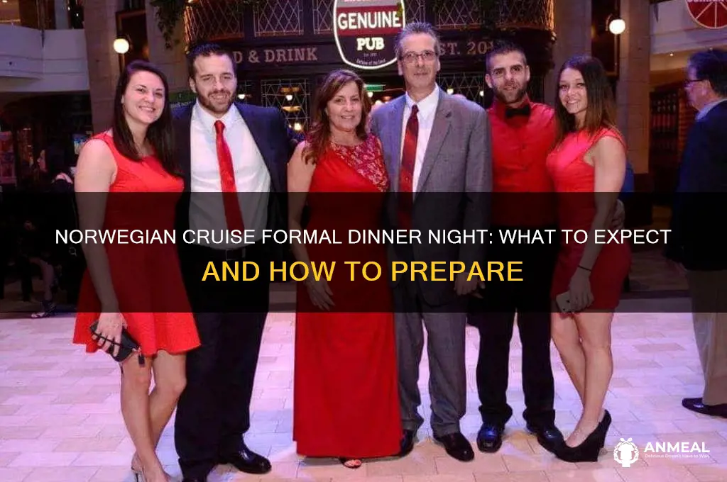 does norwegian cruise have a formal dinner night
