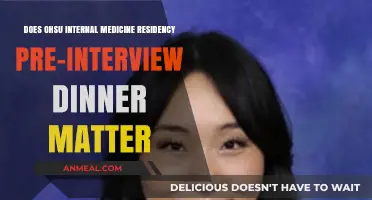 Does OHSU Internal Medicine Residency Pre-Interview Dinner Impact Match Success?