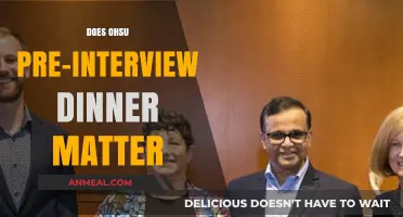 Does OHSU Pre-Interview Dinner Impact Your Medical School Admission?