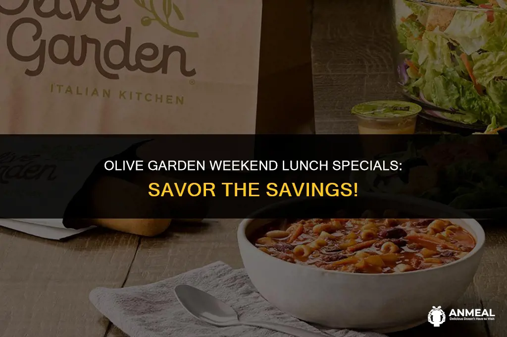 does olive garden have lunch specials on the weekend