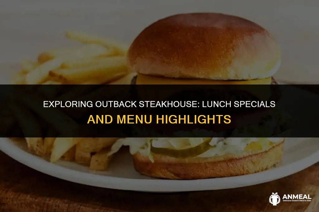does outback have lunch specials