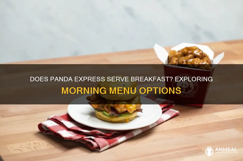 does panda express do breakfast