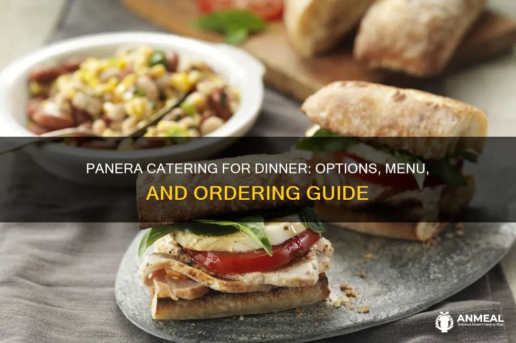 does panera cater dinner