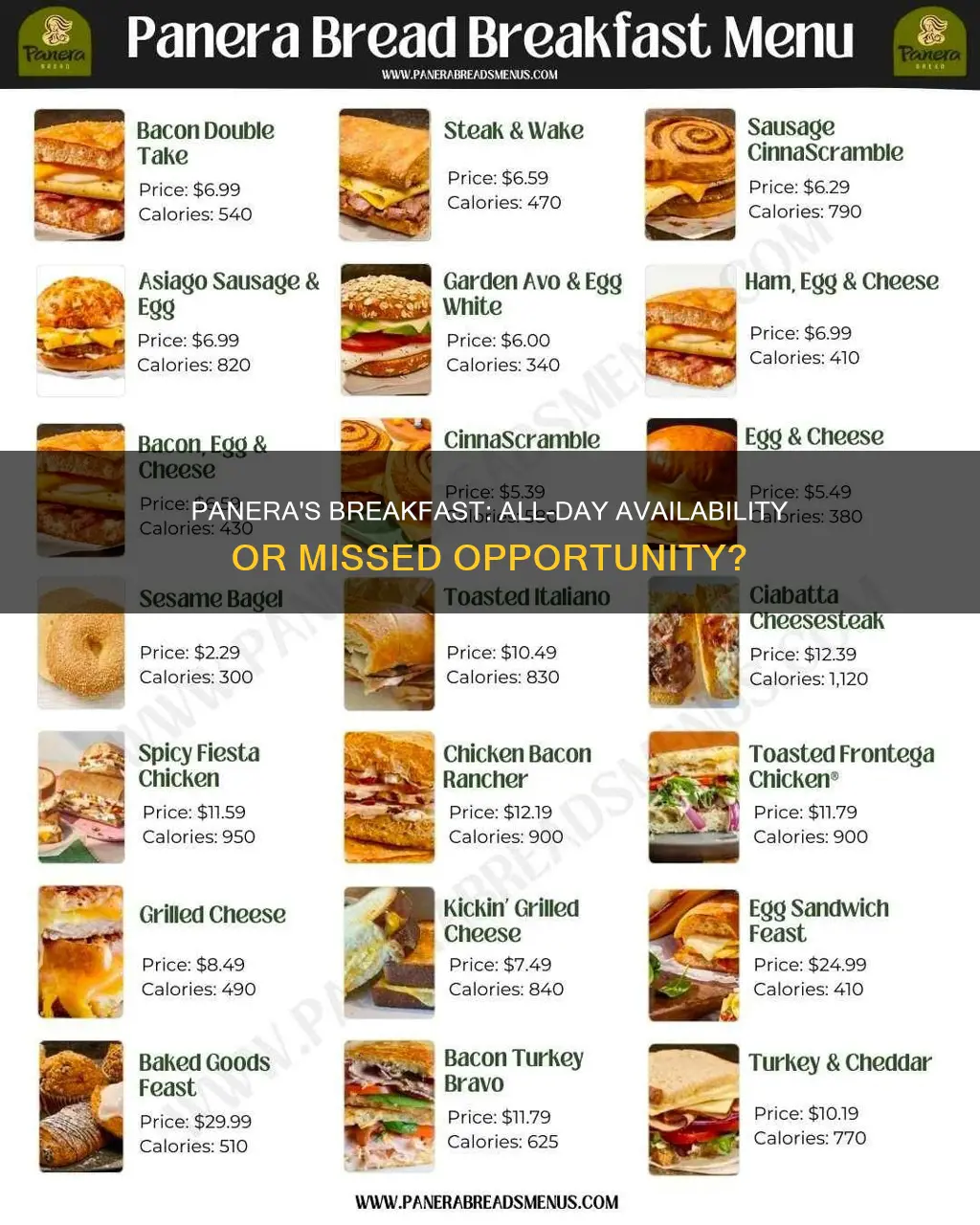 does panera have breakfast all day