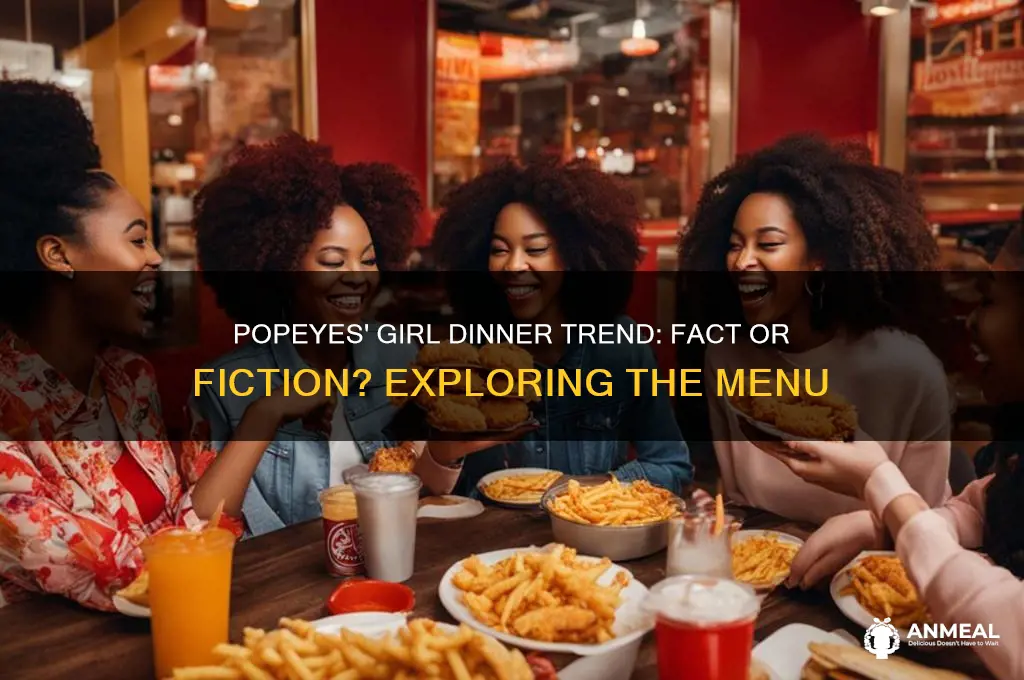 does popeyes have a girl dinner