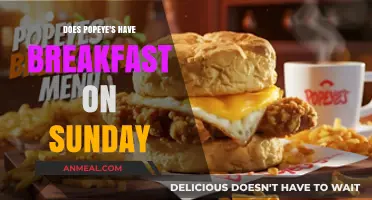 Popeye's Sunday Breakfast: What's on the Menu?