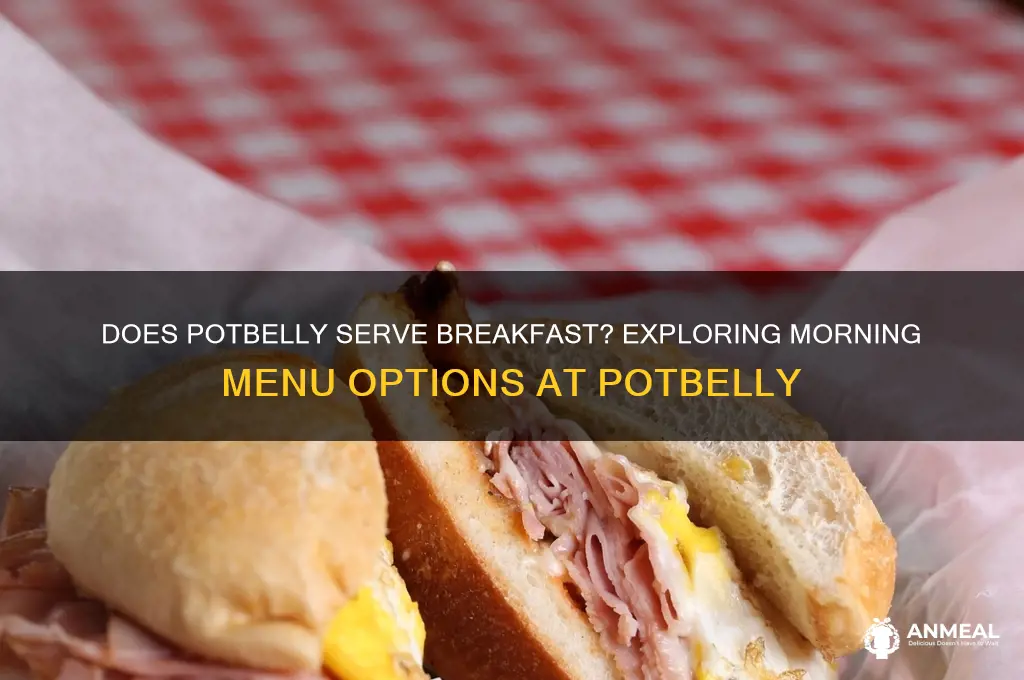 does potbelly have breakfast