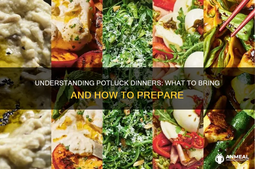does potluck dinner mean you bring an item