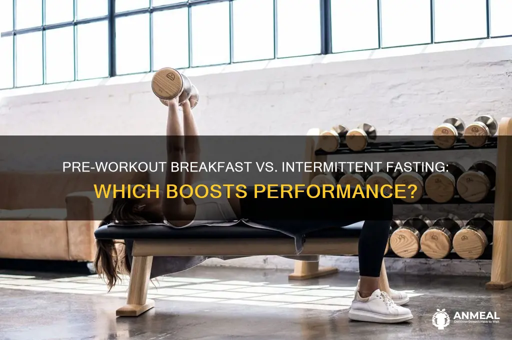 does pre workout breakfast intermittent