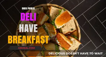 Publix Deli Breakfast Options: What's Available in the Morning?