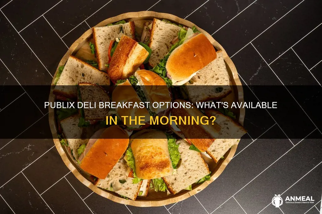 does publix deli have breakfast