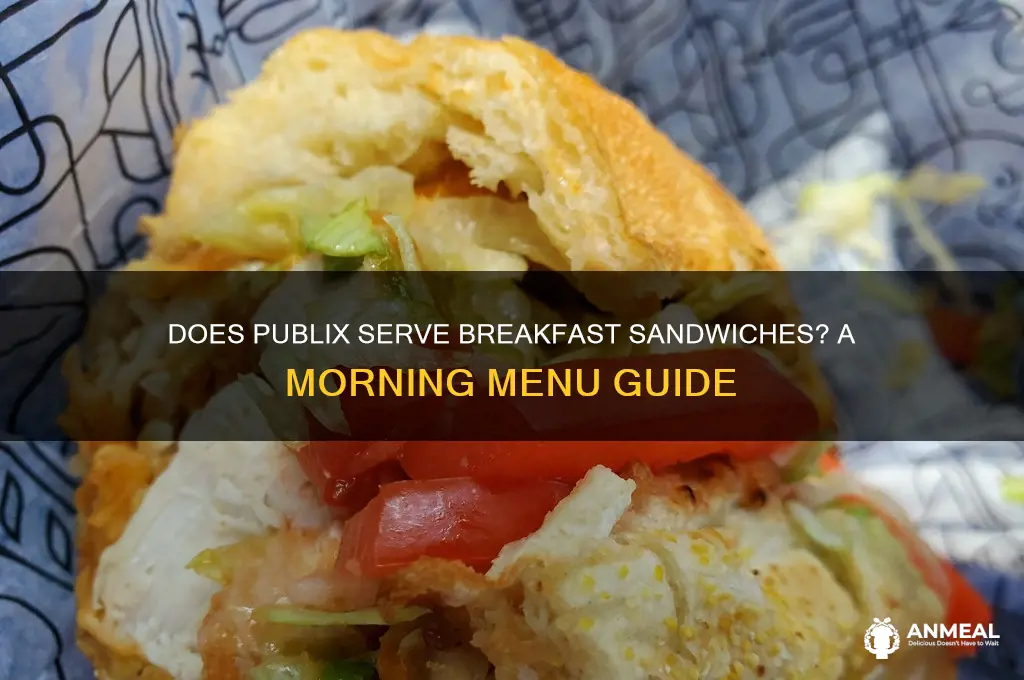 does publix do breakfast sandwiches