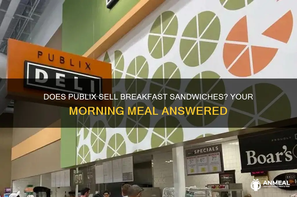 does publix sell breakfast sandwiches