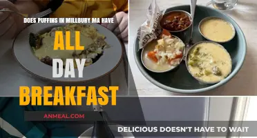 Puffins in Millbury MA: Breakfast All Day?