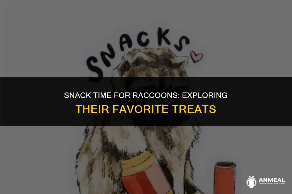 does raccoon eat snacks