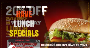 Exploring Red Robin's Lunch Specials: A Comprehensive Guide