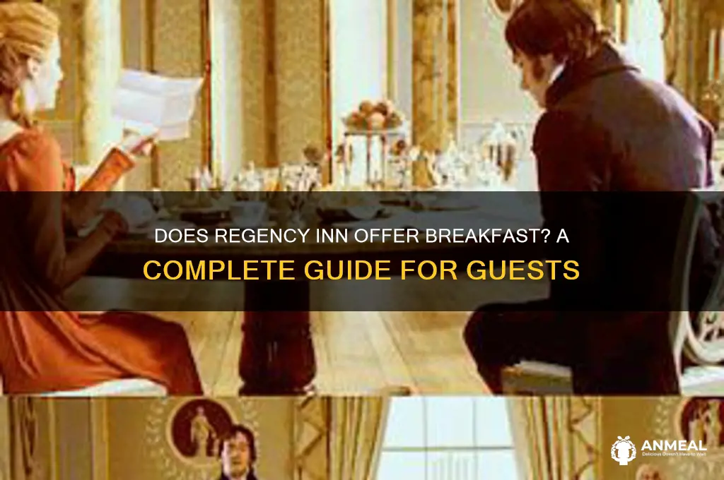 does regency inn offer breakfast