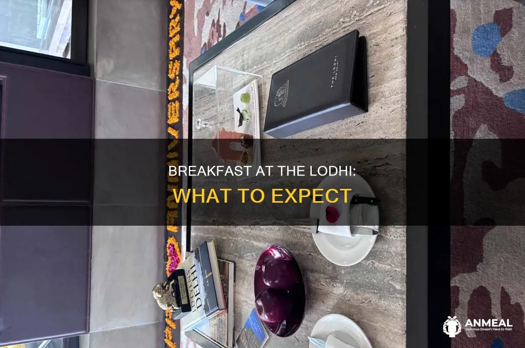 does room at the lodhi hotel come with breakfast