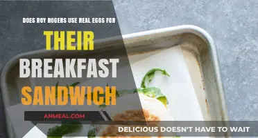Roy Rogers Breakfast Sandwich: Real Eggs or Fake?