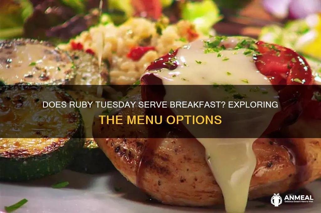does ruby tuesday have breakfast