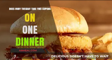 Can You Use Two Coupons for One Dinner at Ruby Tuesday?