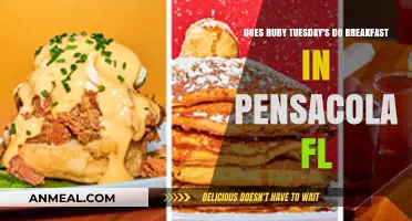 Ruby Tuesday's Breakfast Offerings in Pensacola, Florida