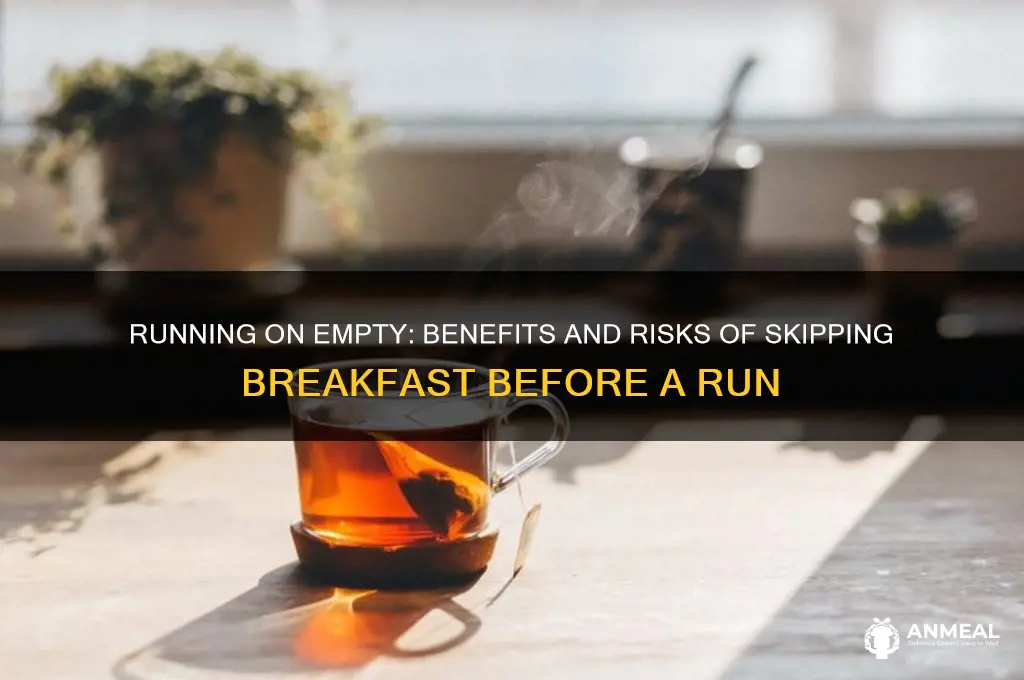 does running without breakfast help