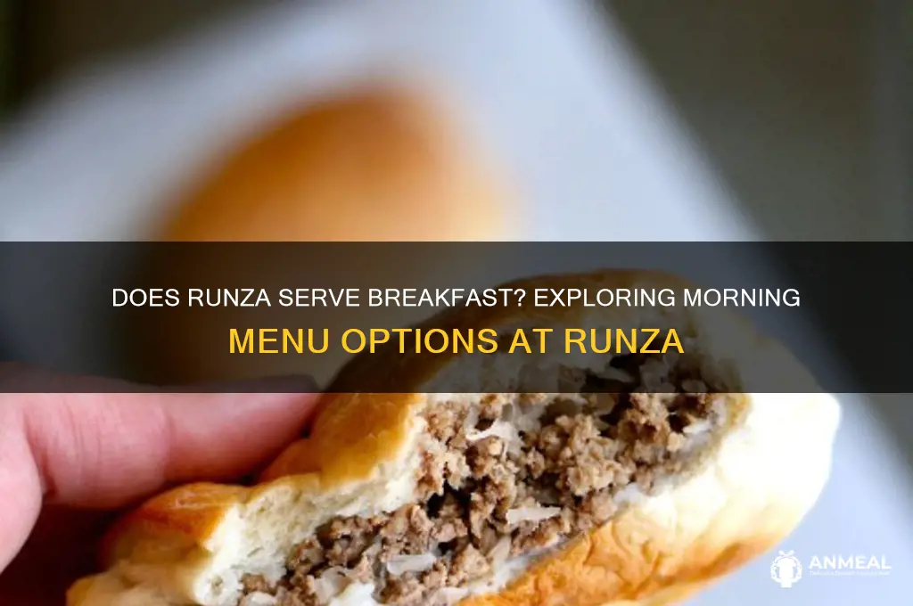 does runza have breakfast