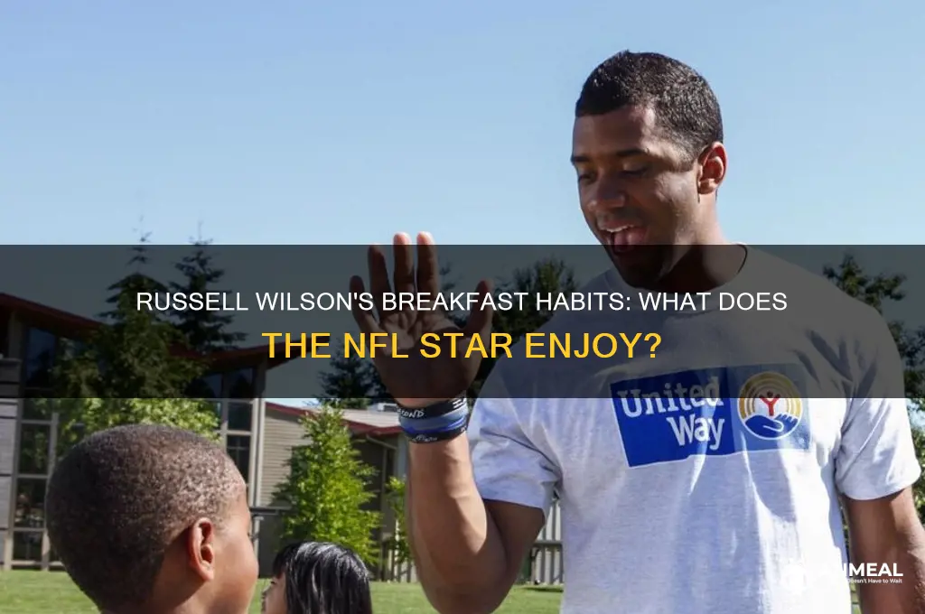 does russell wilson like breakfast